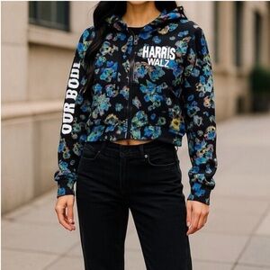 Ulla Johnson “Our Bodies Our Vote” Floral Hoodie